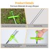 Weed Puller Twister Stand Up Root Removal Hand Tool 3 Claws Aluminum Grass Manual Remover 38.98in Long Handle with Foot Pedal